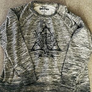 Harry Potter Deathly Hallows Gray Sweatshirt